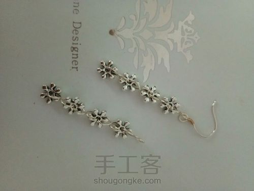 新手村 简单普通藏银耳饰 第4步