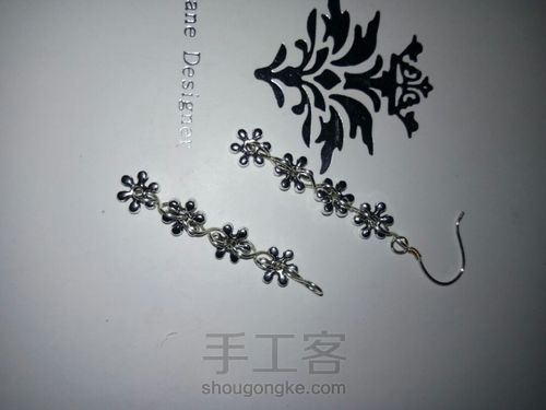 新手村 简单普通藏银耳饰 第5步
