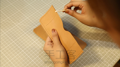 长款钱包材料包 第2步