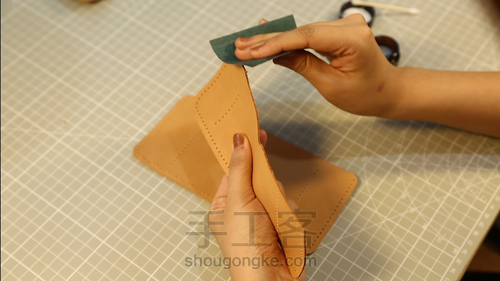 长款钱包材料包 第3步