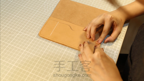 长款钱包材料包 第6步