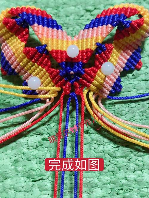 蝴蝶🦋流苏图解 第33步