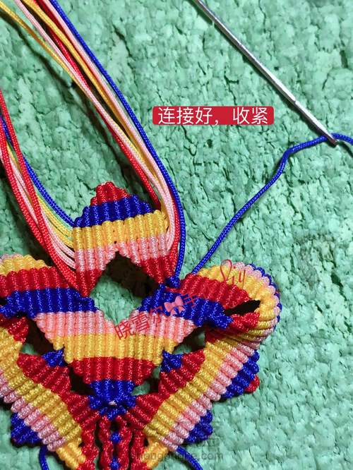 蝴蝶🦋流苏图解 第75步