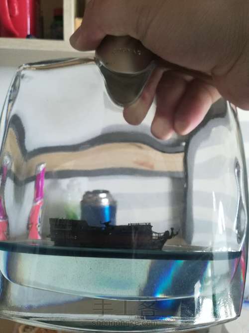 安妮女王复仇号瓶中船加勒比海盗系列 第21步