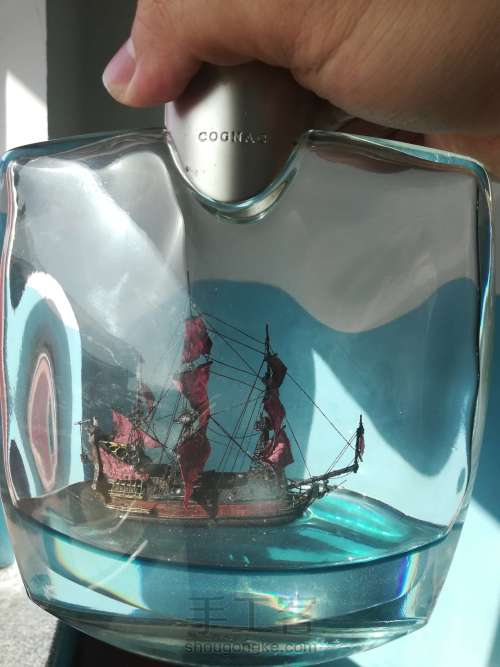 安妮女王复仇号瓶中船加勒比海盗系列 第25步
