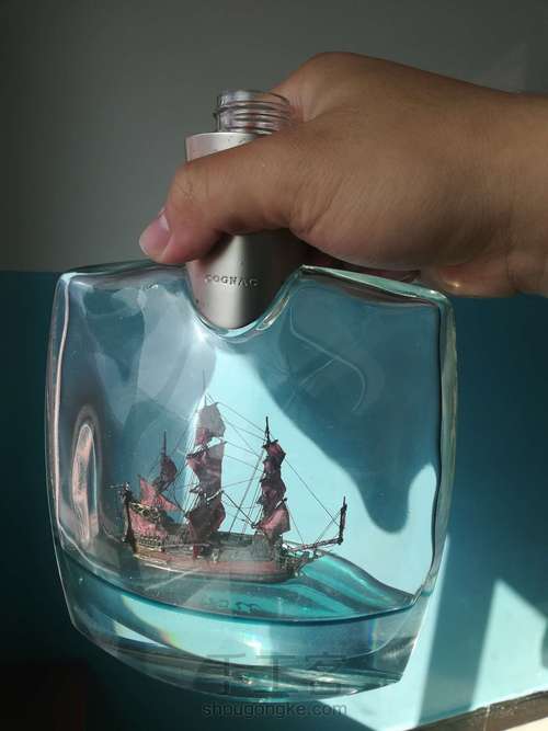 安妮女王复仇号瓶中船加勒比海盗系列 第27步