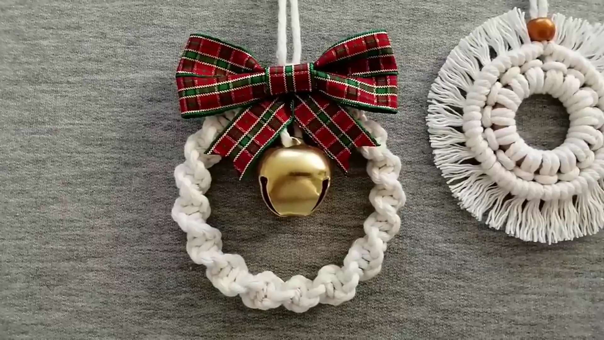 圣诞节马上就到了，爱动手的小姐姐们快来为家里做一些独特的小挂饰吧