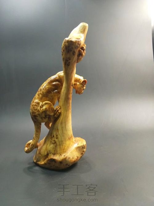 木雕豹子 第10步