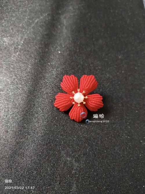 一朵小红花（樱花） 第22步