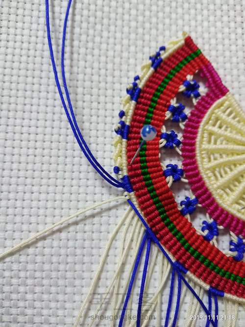 桃花扇最后小花边 第3步