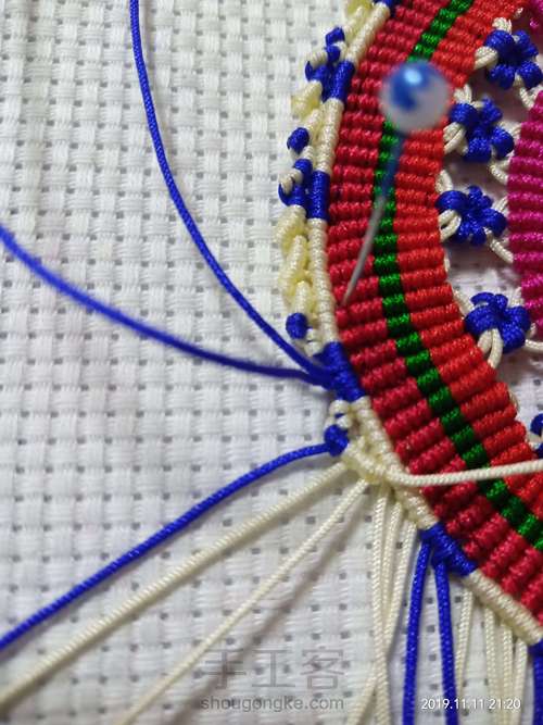 桃花扇最后小花边 第5步