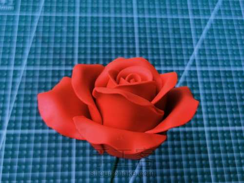 面塑玫瑰花的制作 第10步
