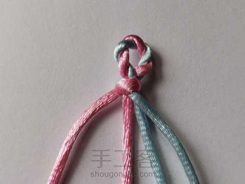 情人锁结手链 第1步