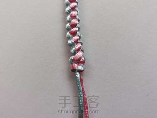 情人锁结手链 第5步