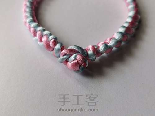 情人锁结手链 第6步