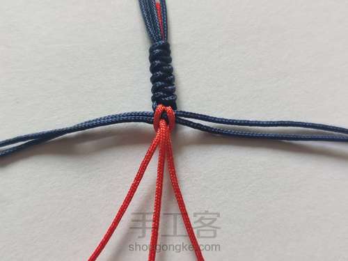 小红花手链(一) 第2步