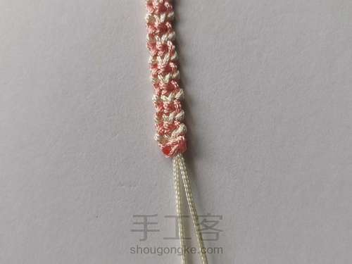 糖果色手链 第6步