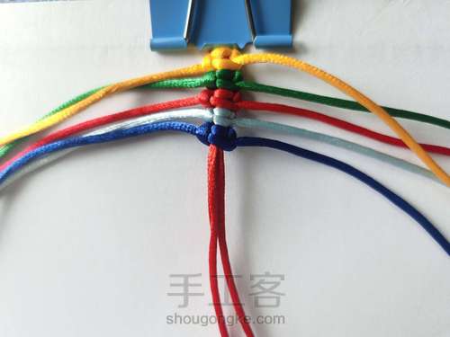 民族风手环 第1步