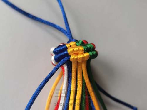 藏式五彩转经筒挂件 第4步