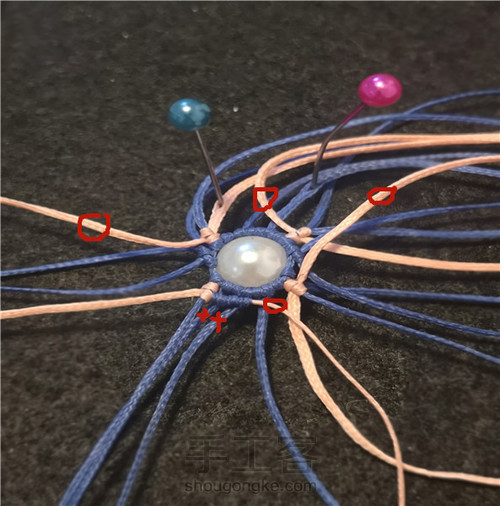 事事顺心镂空香囊 第7步