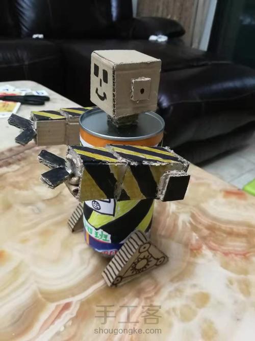 纸艺机器人模型 第5步