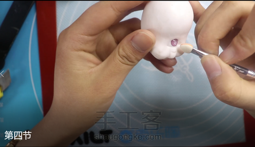 【ob11 软陶 玩偶】独眼的塑形 第7步
