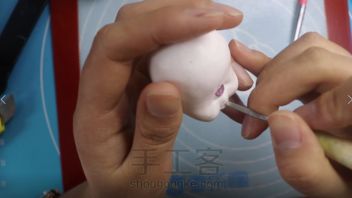 【ob11 软陶 玩偶】独眼的塑形 第9步
