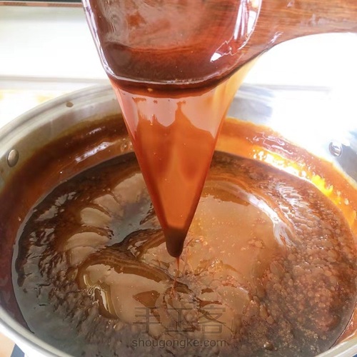 手工熬制阿胶糕 第5步