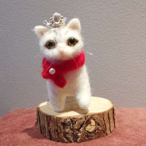 【原创】猫咪羊毛毡 第13步