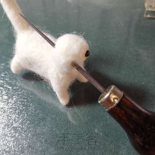 【原创】猫咪羊毛毡 第4步
