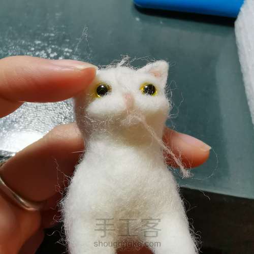 【原创】猫咪羊毛毡 第7步