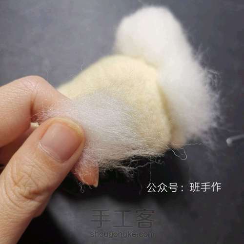 兔子羊毛毡 第10步