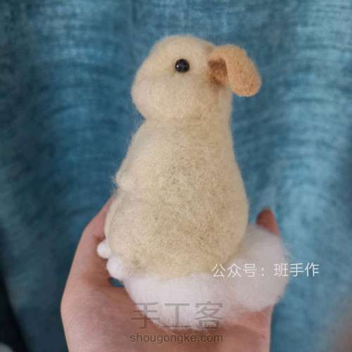 兔子羊毛毡 第11步