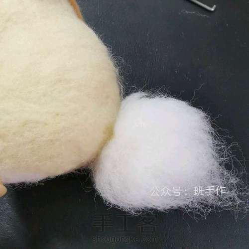 兔子羊毛毡 第9步