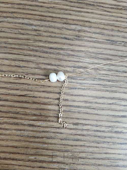 珍珠脚链制作步骤 第5步