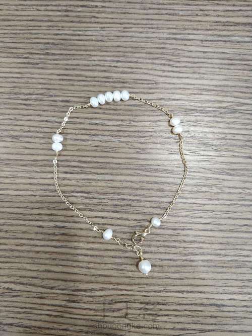 珍珠脚链制作步骤 第10步