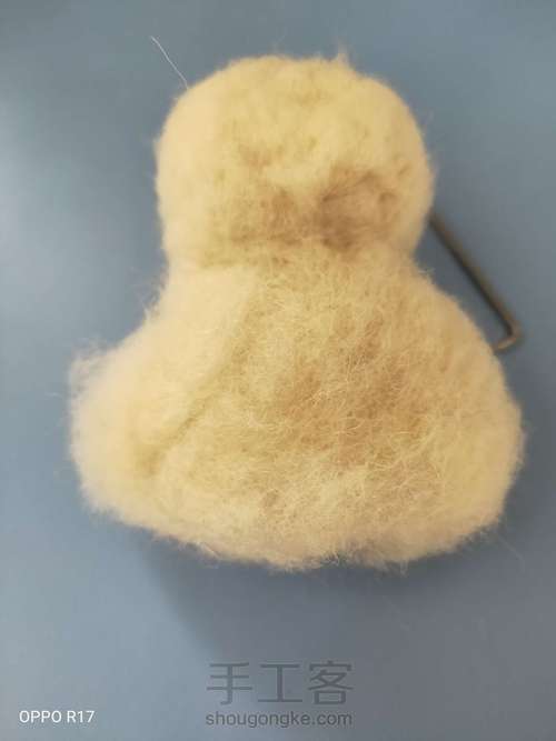 羊毛毡小狗 第2步