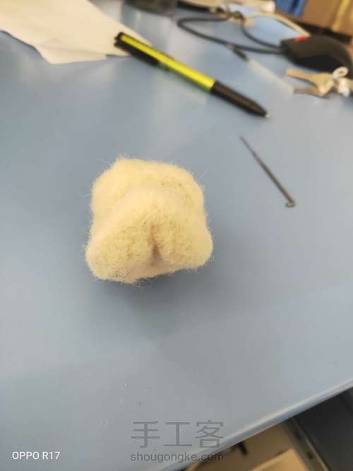 羊毛毡小狗 第3步