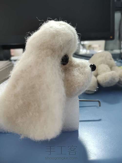 羊毛毡小狗 第6步