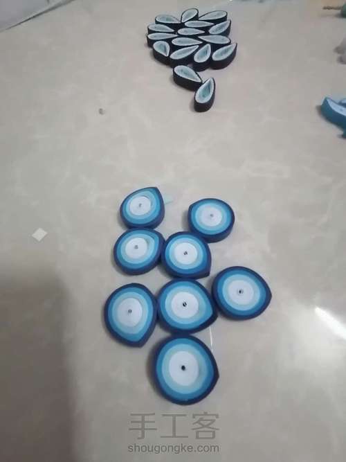 衍纸艺术之汽车挂件 第8步