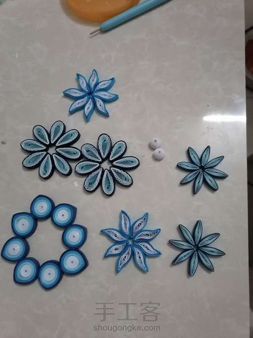 衍纸艺术之汽车挂件 第9步