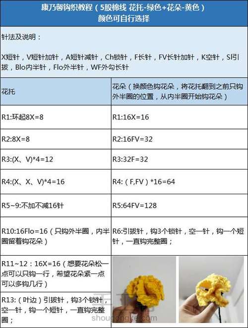 简单康乃馨教程 第1步