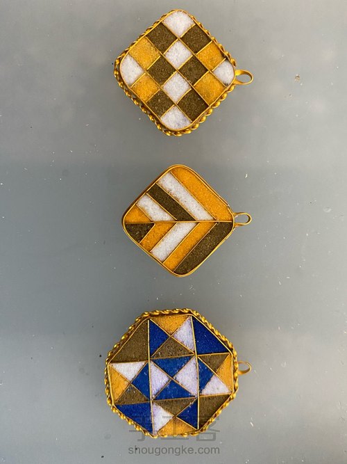 掐丝珐琅小吊坠 第11步