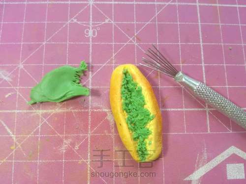 【微缩】热狗面包 第6步