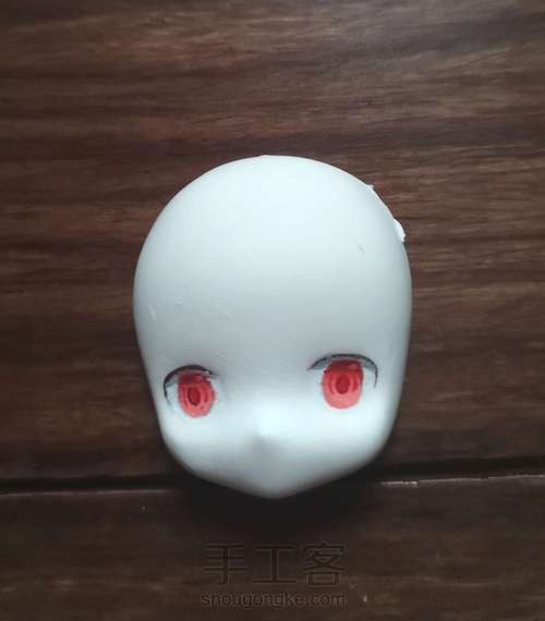 （原创）超轻粘土画眼 第7步