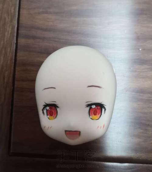 (原创)超轻粘土画眼 第9步