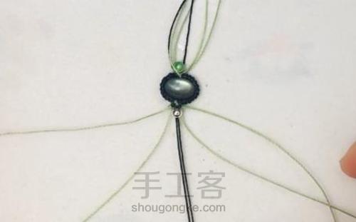 【原创设计】拉长石戒指——绿韵 第4步