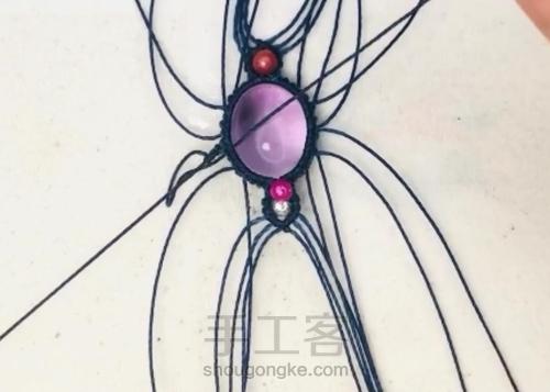 复古风手链的编法 第11步