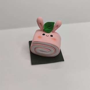 超轻粘土可爱寿司兔子