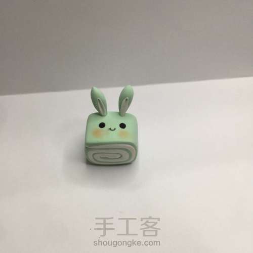 【原创】粘土制作——兔兔甜点系列 第7步